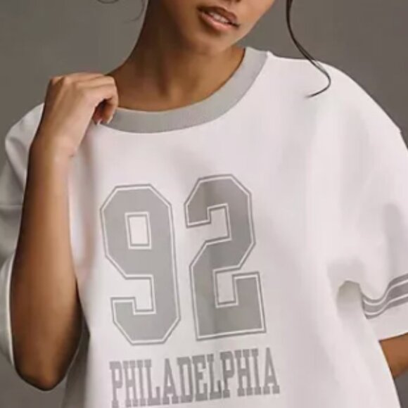 Brand New Daily Practice Sporty Sweatshirt Mini Short-Sleeve T-shirt Dress - Picture 5 of 7